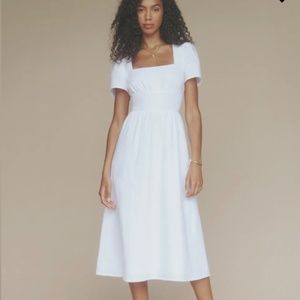 NWT Reformation Pacome Linen Dress White size 0